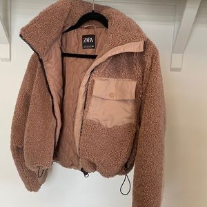 Zara teddy jacket